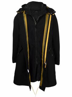 Stone Island Shadow Project layered hooded coat