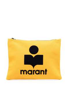 Isabel Marant клатч Nettia с логотипом