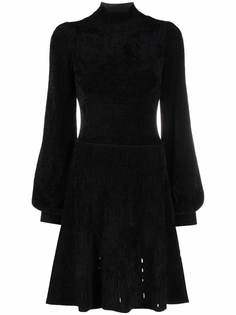 Pinko платье мини в рубчик