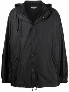 Balenciaga непромокаемая куртка с логотипом