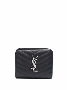 Saint Laurent стеганый кошелек Monogram