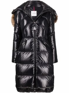 Moncler пуховик с капюшоном