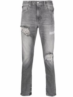 Calvin Klein Jeans джинсы кроя слим с эффектом потертости
