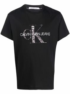 Calvin Klein Jeans футболка из органического хлопка с логотипом