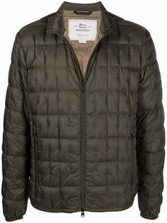 Woolrich пуховик с нашивкой-логотипом
