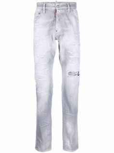 Dsquared2 джинсы с эффектом потертости