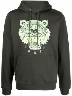 Kenzo худи с принтом Tiger