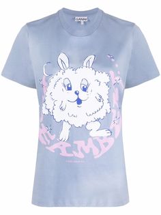 GANNI Dreambeat Bunny short-sleeve T-shirt