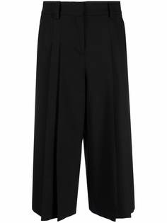 Pt01 pleated wide-leg trousers