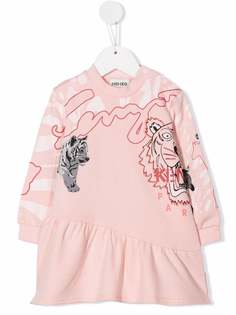 Kenzo Kids платье с принтом