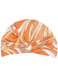 Emilio Pucci шелковый тюрбан с абстрактным принтом