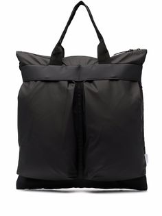 Rains zipped top-handle tote