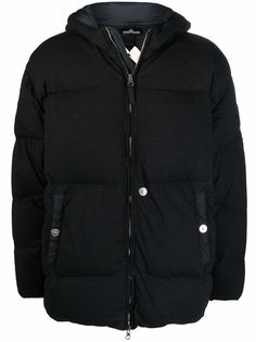 Stone Island Shadow Project hooded down-padded coat
