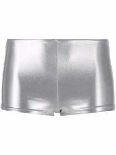 Saint Laurent silver hot pants