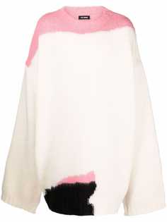 Raf Simons colour-block oversize knitted jumper