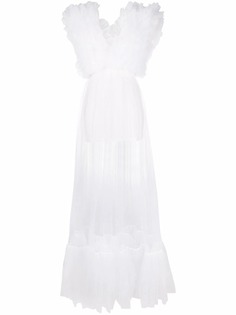 Alchemy Lia ruffled tulle long dress