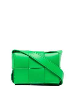 Bottega Veneta мини-сумка с плетением Intrecciato