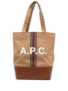 A.P.C. сумка-тоут с логотипом
