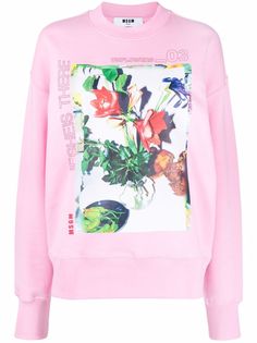 MSGM толстовка с принтом из коллаборации с Alessandro Calabrese