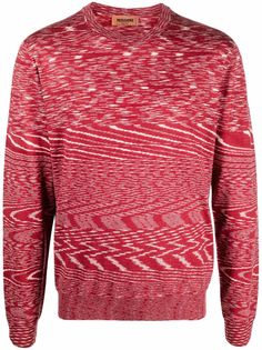 Missoni шерстяной джемпер вязки интарсия
