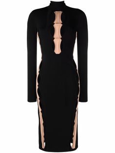 Dion Lee платье с вырезами