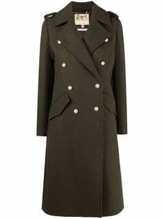 Barbour двубортное пальто Inverrary