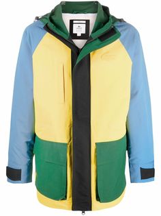 Lacoste куртка в стиле колор-блок