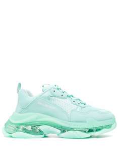 Balenciaga кроссовки Triple S на прозрачной подошве
