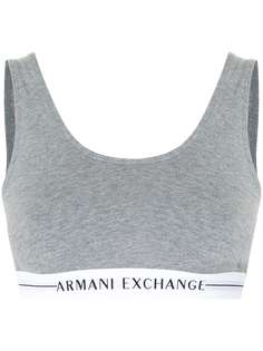 Armani Exchange топ с логотипом
