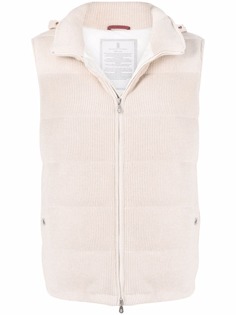 Brunello Cucinelli дутый жилет