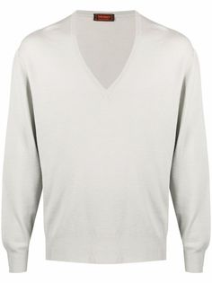 Yves Saint Laurent Pre-Owned джемпер 1990-х годов с V-образным вырезом