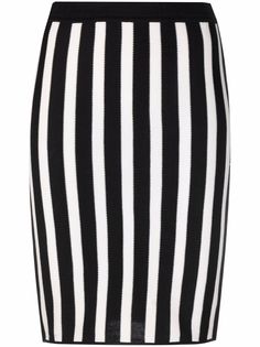 Chanel Pre-Owned узкая юбка 2000-х годов в полоску
