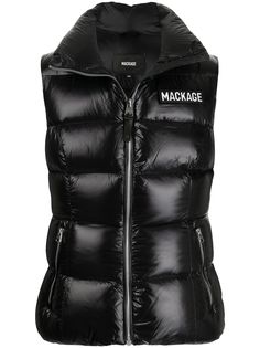 Mackage жилет с нашивкой-логотипом