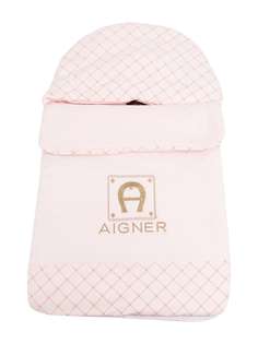 Aigner Kids дутый конверт с вышитым логотипом