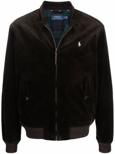 Polo Ralph Lauren вельветовый бомбер с вышивкой Polo Pony