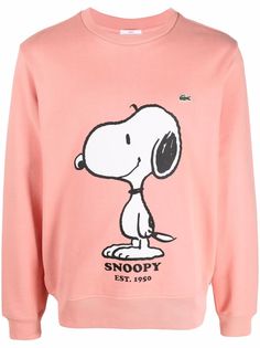 Lacoste толстовка с принтом Snoopy