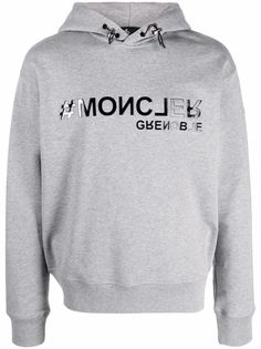 Moncler Grenoble худи с логотипом