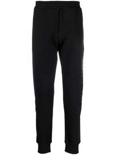 Alexander McQueen graphic-print cotton track trousers