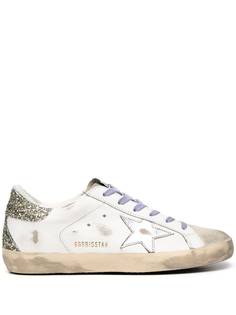 Golden Goose кеды Superstar с эффектом потертости