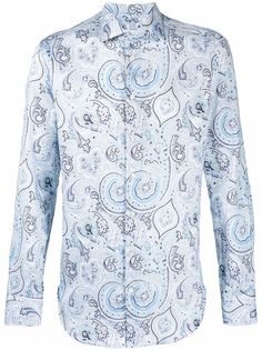 ETRO рубашка с принтом пейсли