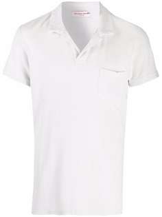 Orlebar Brown рубашка поло с накладным карманом