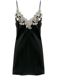 La Perla платье-комбинация Maison с кружевом