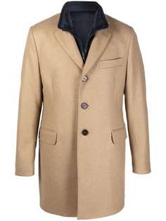 Fay однобортное пальто