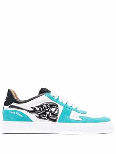 Philipp Plein кроссовки с декором Skull