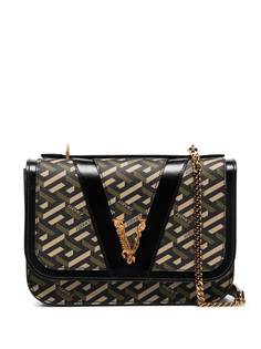 Versace сумка через плечо с узором Greca