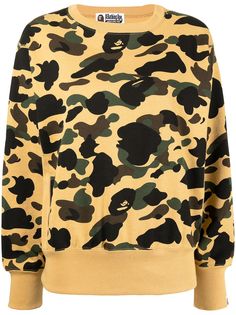 A BATHING APE® толстовка с камуфляжным принтом