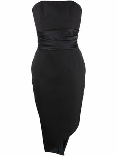 Alexandre Vauthier платье асимметричного кроя без бретелей