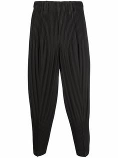 Homme Plissé Issey Miyake зауженные брюки со складками