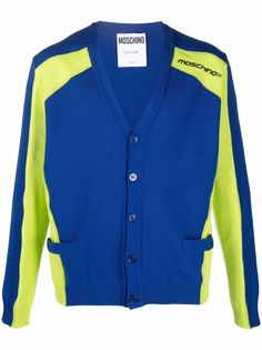 Moschino кардиган со вставками