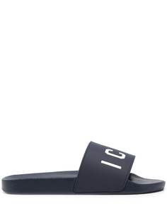 Dsquared2 шлепанцы с принтом Icon